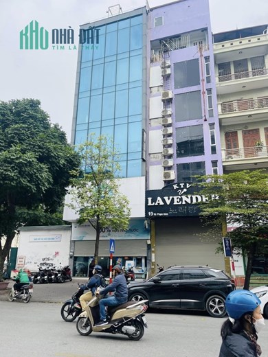 Bán toà Building 8 tầng 115m2 mặt phố Dương Đình Nghệ, Cầu Giấy, có hầm, thang máy, vỉa hè,
