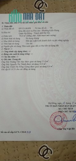Chính chủ cần bán khu đất dịch vụ Đìa Lão