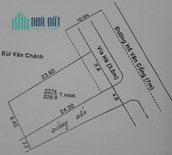Bán đất mặt tiền đường Hồ Văn Cống, mặt tiền kinh doanh đa nghành nghề