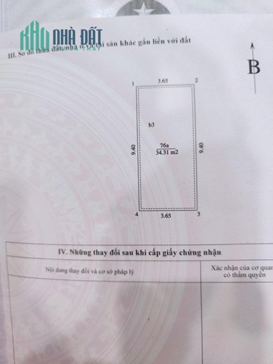 Bán nhà phố Khương Trung, Thanh Xuân 38m, 3 tàng. Giá: 3.6 tỷ