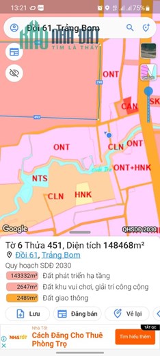 Đất nền sổ hồng riêng kề Tp Biên Hòa