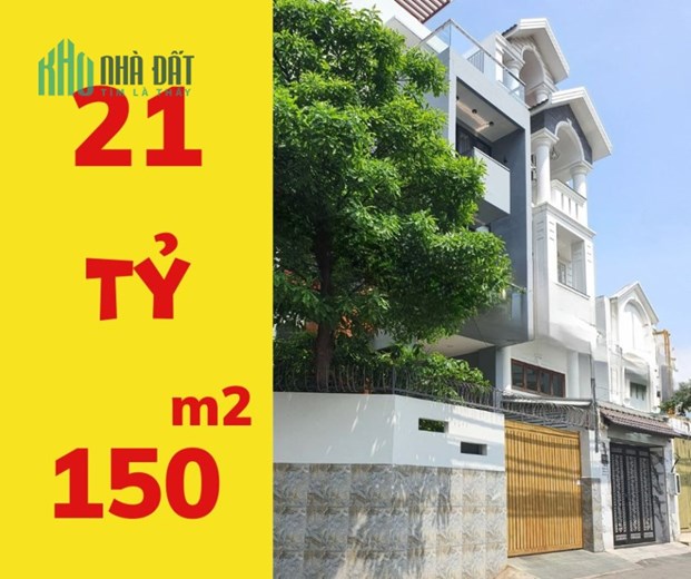 Biệt thự hiếm MT đường số gần Lý Phục Man, 150m2, 5 tầng, ngang khủng 6m, dài 25m, Giá chỉ 21 Tỷ