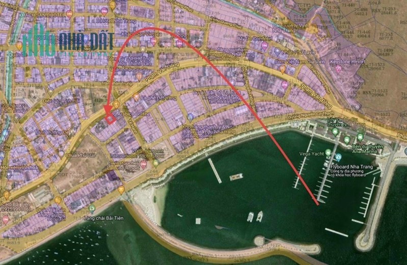 1198m2 Mặt tiền đường PHẠM VĂN ĐỒNG - Nha Trang giá sập sàn CHỈ 51 TR/M2