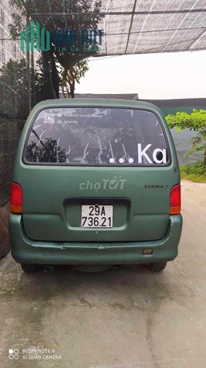 DAIHATSU CITIVAN XANH LÁ SX 2001 MỚI ĐĂNG KIỂM