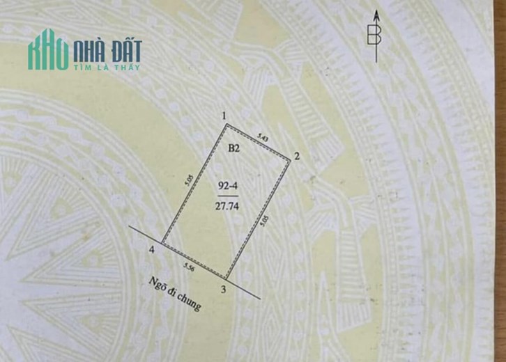 BÁN NHÀ HOÀNG HOA THÁM – BA ĐÌNH, 2.9 TỶ, 3 TẦNG, 3 NGỦ