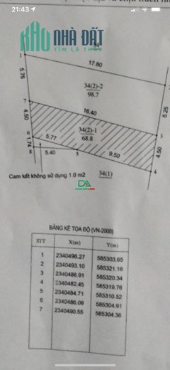 Bán đất 68.8m bìa làng Cổ Dương Tiên Dương Đông Anh view công viên