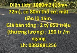 CHÍNH CHỦ BÁN NHANH Lô Đất Vị Trí Đẹp Tại Thị Trấn Long Phú - Long Phú - Sóc Trăng