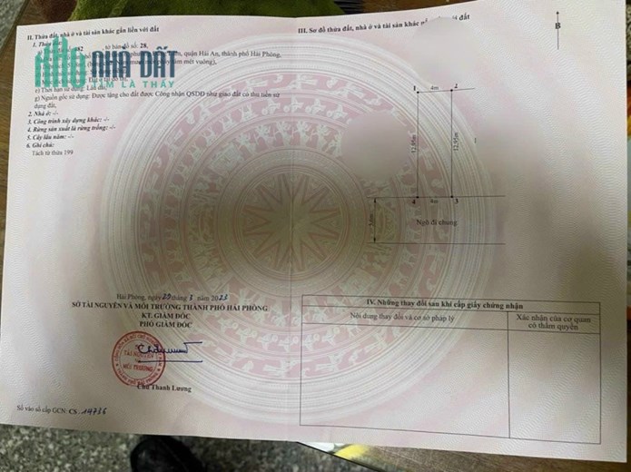 Bán nhà phố Trung Hành, mặt đường kinh doanh tốt, 52m 2 tầng GIÁ 3.15 tỉ ô.tô đỗ 24h