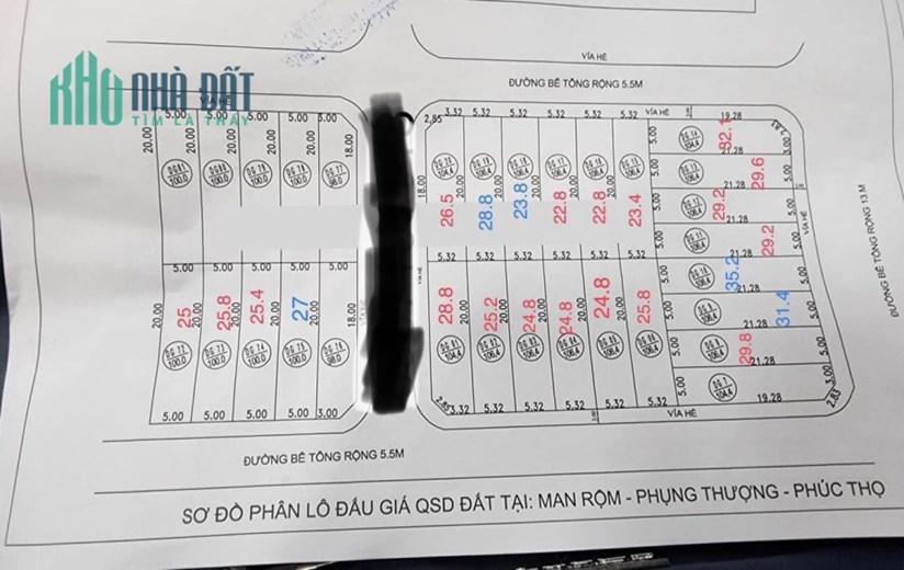 Bán đất đấu giá Man Rộm Xã Phụng Thượng Huyện Phúc Thọ Thành Phố Hà Nội