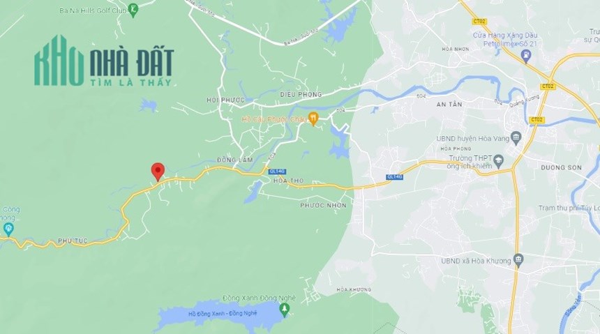 Đất Hoà Phú, Hoà Vang, 50m Ra QL14G, 10200m2, có 600m2 đất Ở