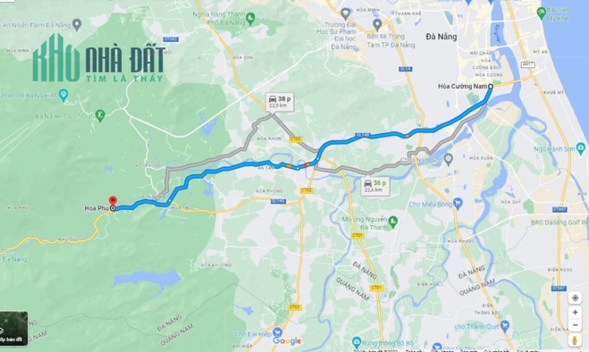 Đất Hoà Phú, Hoà Vang, 50m Ra QL14G, 10200m2, có 600m2 đất Ở