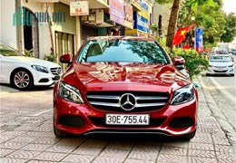 Bán Xe Mercedes Benz C class C200 2017 Màu đỏ nội thất đen.90 Nguyễn Văn Cừ Hà Nội