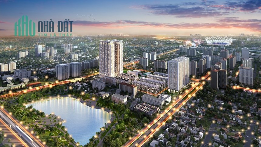 Biệt thự dự án mới khu Mỹ Đình, 267m2, 4 tầng, 1 hầm, 100 tỷ