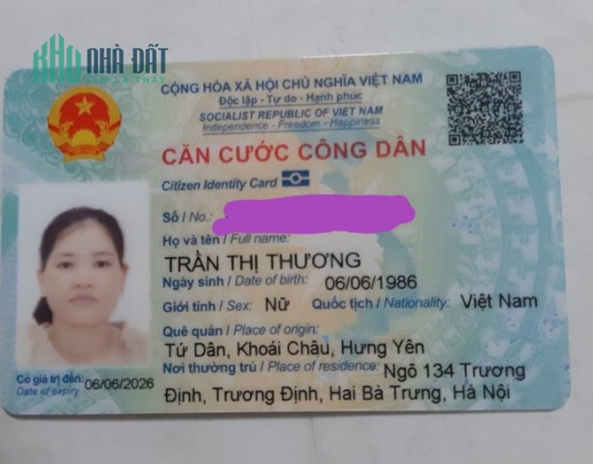 CHÍNH CHỦ BÁN CĂN NHÀ NGÕ 134 TRƯƠNG ĐỊNH, HAI BÀ TRƯNG - GIÁ ĐẸP CHO KHÁCH THIỆN CHÍ