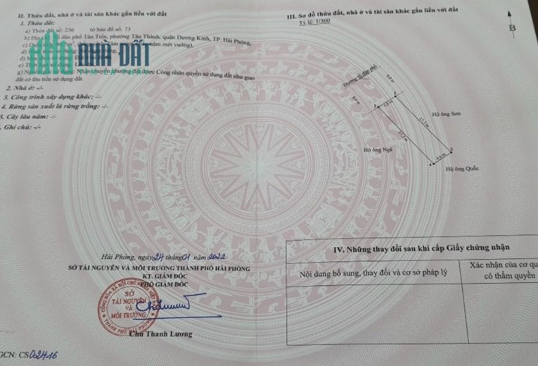 Chính chủ bán lô đất tại Tân Thành, Dương Kinh 80,5m2 chỉ hơn 1 tỷ