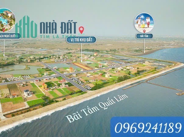 GĐ Em cần tiền trang trải gấp nên cần bán gấp mấy lô đất nền ở biển Quất Lâm, Nam Định.