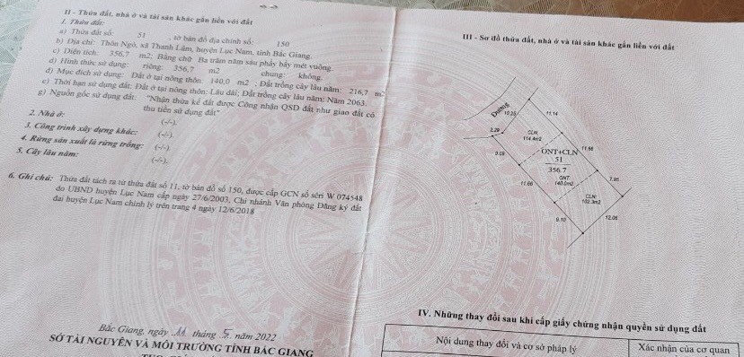 ĐẤT TẠI LỤC NAM – BẮC GIANG. XÂY BIỆT THỰ THÌ TUYỆT VỜI. giá chỉ 6xx.