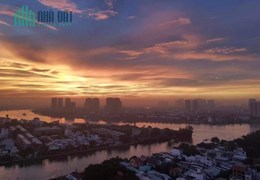 Gia đình mình cần bán căn góc căn hộ chung cư Green Field, tầng cao, rất mát.