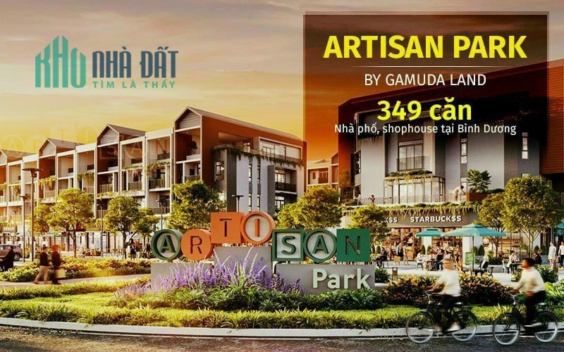 NHÀ PHỐ THƯƠNG MẠI ARTISAN PARK THÀNH PHỐ MỚI -BÌNH DƯƠNG