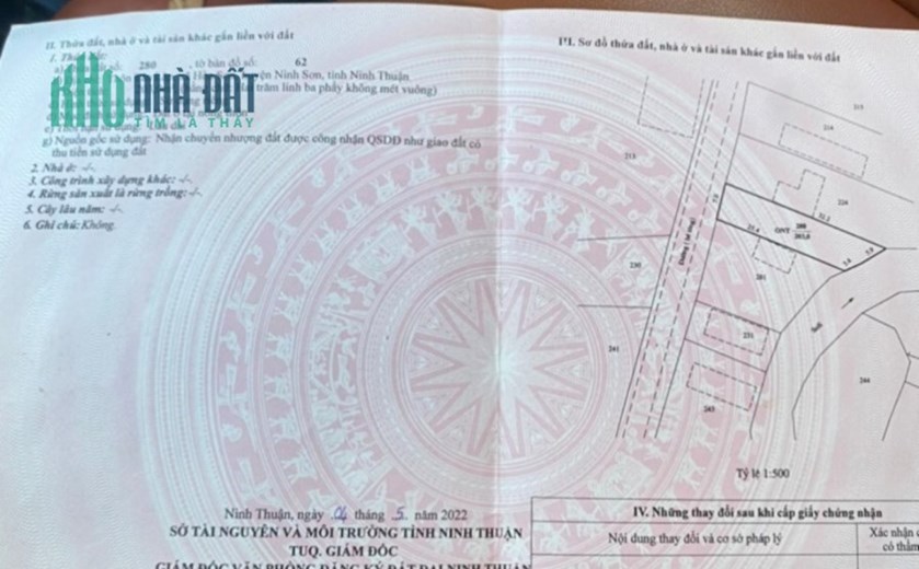 NHANH TAY Sở Hữu Ngay Lô Đất Vị Trí Đẹp Tại Ninh Sơn, Ninh Thuận