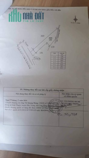 Cần Bán Ngay Lô Đất Đẹp Vị Trí Đắc Địa Tại Xã Hiệp Thạnh, Huyện Đức Trọng, Lâm Đồng