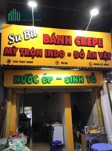 CHÍNH CHỦ CẦN SANG NHƯỢNG LẠI CỬA HÀNG BÁNH CREP MỲ TRỘN NƯỚC ÉP