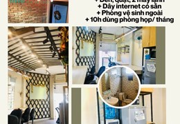 CHO THUÊ VĂN PHÒNG FULL NỘI THẤT MẶT TIỀN Đ.NGUYỄN THƯỢNG HIỀN, P. 5, PHÚ NHUẬN