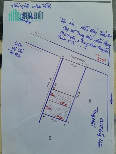 CHÍNH CHỦ bán 2 nền F0 liền kề, giá siêu đầu tư tại xã Trung Hiếu, X.Vũng Liêm, Vĩnh Long