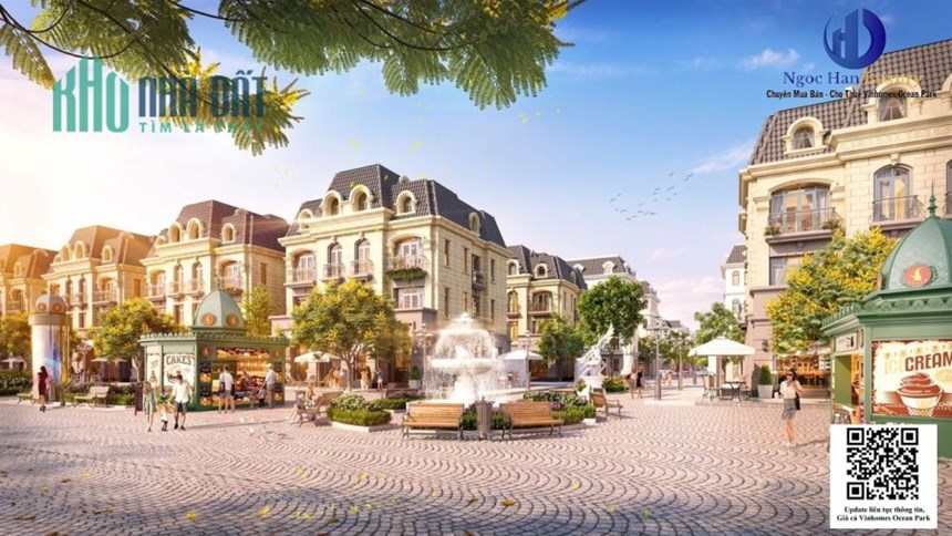 Cho thuê Shophouse đã hoàn thiện đẹp, tiện mở Quán Cafe, nhà hàng tại Vinhomes Ocean Park. Giá 20