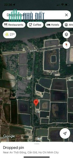 Bán lô đất đường Lý Nhơn, X.An Thới Đông, Cần Giờ 1,56tỷ