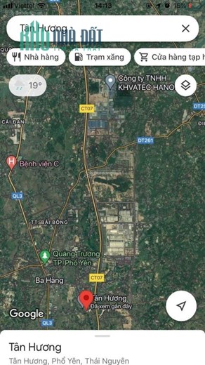 CẦN TIỀN BÁN GẤP LÔ  ĐẤT MẶT TIỀN ĐƯỜNG TRẦN NGUYÊN HÃN DỰ ÁN KDC TÂN TIẾN - PHỔ YÊN - THÁI NGUYÊN.