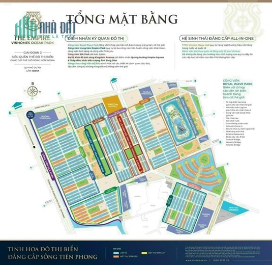 Bán nhanh một số căn liền kề gấp diện tích chỉ từ 70m2, 75m2, 77m2 hoặc 80m2 vin ocean park 2