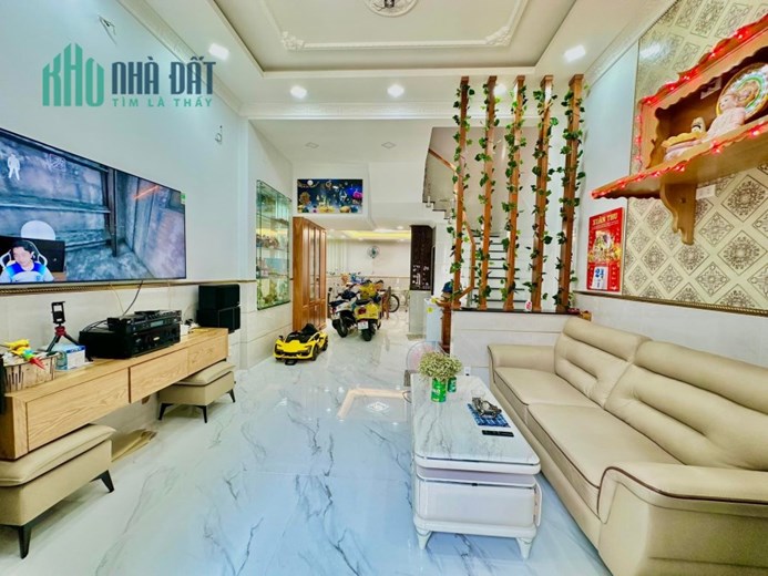 Bán nhà đẹp xịn HXH thông 6M 5 tầng BTCT 6PN Thoại Ngọc Hầu Tân Phú nhỉnh 6 tỷ TL