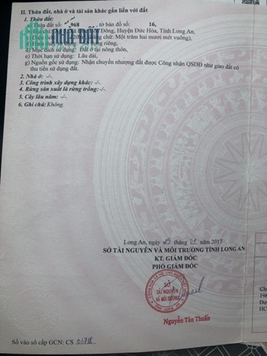 Đất nền sau chợ Chiều Đức Hòa Long An5x24