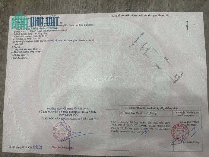 ĐẦU TƯ -  SINH LỜI - Lô đất đường Bùi Thiện Ngộ block B1.90. Lô 83 - Hòa Xuân - Q. Cẩm Lệ- Đà Nẵng