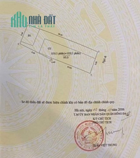 💥 Bán nhà Ngõ 19 Trần Quang Diệu, Đống Đa 210m2 C4 MT 11.5m, Xây CCMN, Chỉ 33.8 Tỷ 💥
