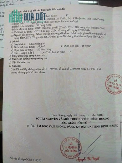 BÁN NHÀ SỔ RIÊNG GẦN NHÀ THỜ LÁI THIÊU