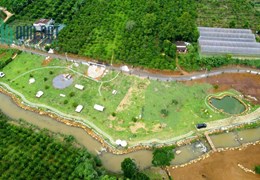 Nghỉ dưỡng ven suối cạnh trung tâm Bảo Lộc