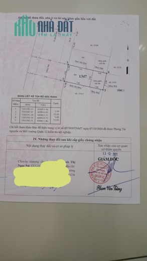 Chính chủ bán đất đường Thanh Xuân 25, khu phố 7, phường Thạnh Xuân ,Quận 12, TPHCM