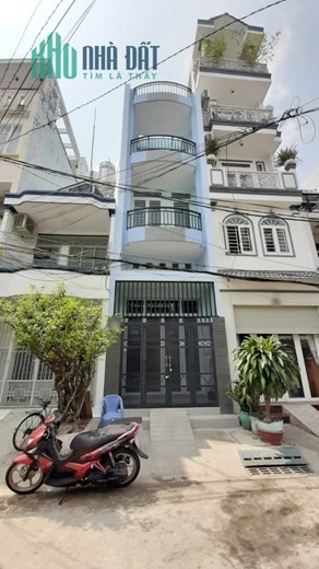 Cho thuê NNC 4 tầng mặt tiền đường Bùi Điền P5Q8. Giá 20 triệu