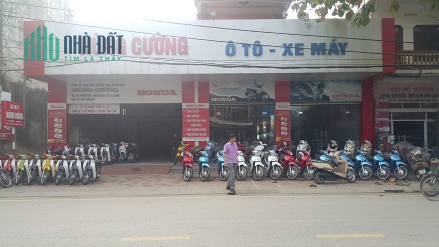 Bán đất trung tâm thị trấn Sơn Dương Tuyên Quang. giá bán 45 tr/m2 , gần cửa hàng xe máy Hùng Cường