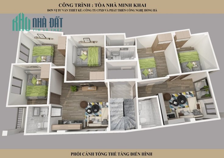 Bán CCMN phố Minh Khai, nhà mới, dòng tiền cao, vị trí đắc địa.