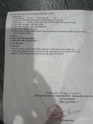 Bán đất mặt đường 23b lô góc xã Vân Nội Đông Anh