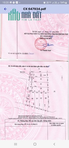Chính chủ cần bán mảnh đất 33 m2 Hà Đông, giá chỉ 1.05 tỷ