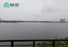 BÁN NHÀ MẶT PHỐ VEN HỒ TÂY. VỈA HÈ KD. VIEW TRỌN HỒ TÂY. DT 68M2. GIÁ 42,5 TỶ