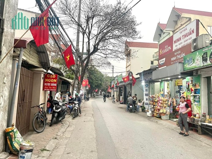 CỰC PHẨM, 68,5m - MT:6.5m, Ngọc Chi- Vĩnh Ngọc- Đông Anh, Ô Tô  vào tận đất  Cách Cầu Nhật Tân 100m