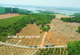 Bán gấp lô đất tại view hồ Thác Mơ 5x60 sẵn thổ cư 100m² giá 270triệu
