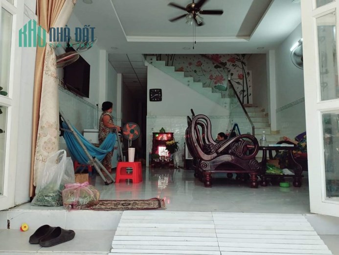 BÁN NHÀ THỊ TRẤN NHÀ BÈ - ĐƯỜNG ĐẶNG NHỮ LÂM - HẺM 3 GÁC - 92 M2 - 2 TẦNG - 4PN - CHỈ 4 TỶ 5 -