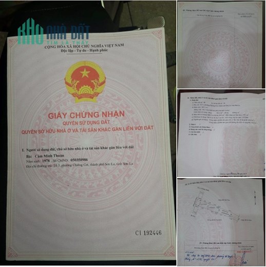 Chính chủ cần tiền bán nhanh nhà và đất tại Tổ 3 – Chiềng Cơi – TP Sơn La.