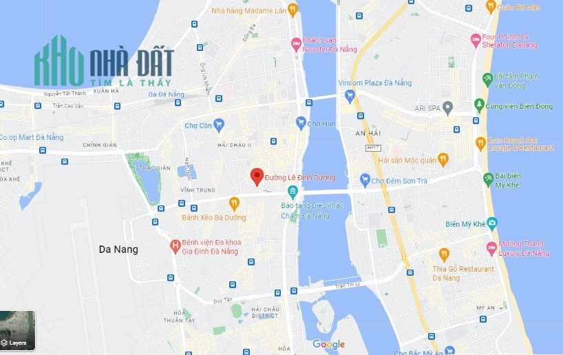 Nhà Mặt Tiền Lê Đình Dương 10.5, Ngang 7.3, 3 tầng